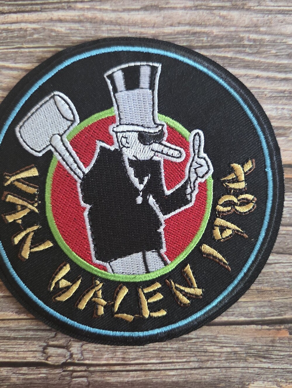 Van Halen Heavy Metal Rock Vintage 80's 90'S Embroidered Iron on Patch